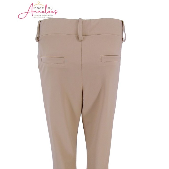 Mi Piace Broek straight bonded travel Latte Mi Piace Broek straight bonded travel Latte
